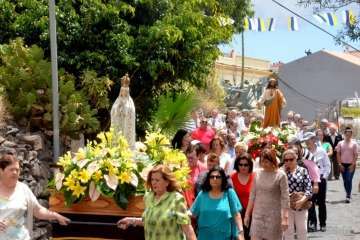 Misa y procesión del Sagrado Corazón de Jesús en La Higuera Canaria (Foto Francisco Javier Santana)